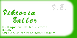 viktoria baller business card
