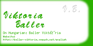 viktoria baller business card